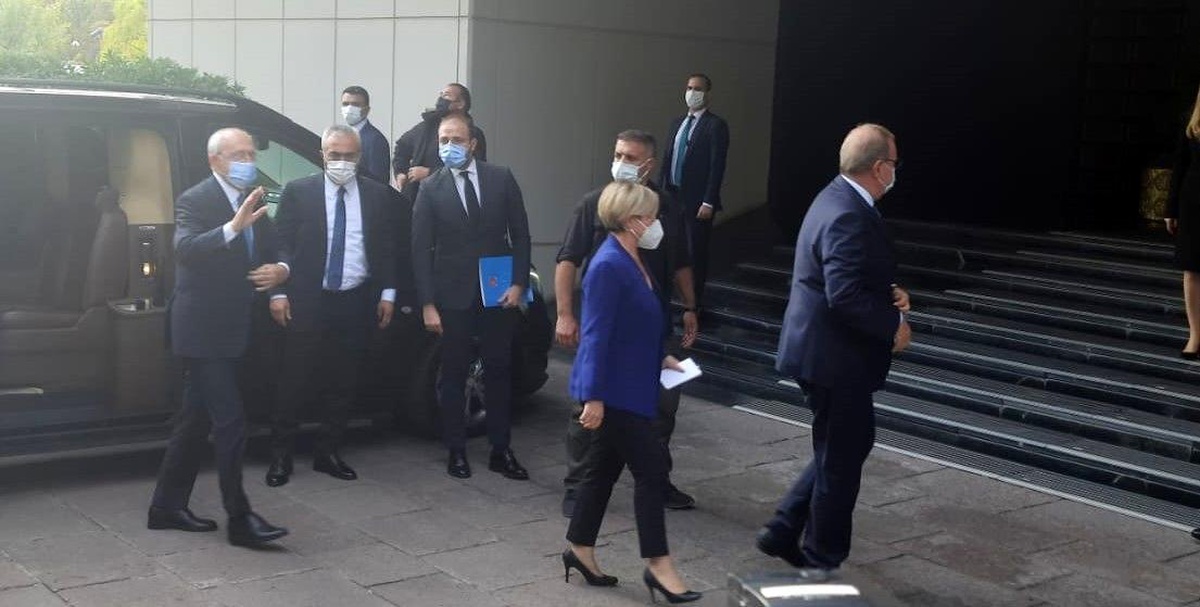CHP lideri Kılıçdaroğlu\'ndan Merkez Bankası\'na ziyaret