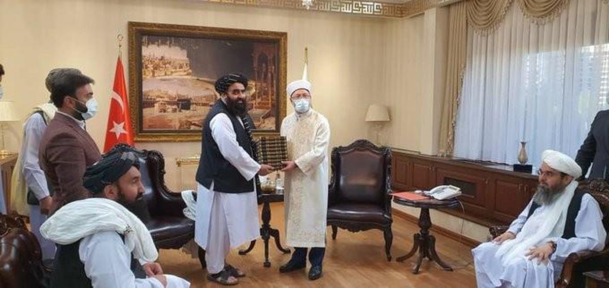 Diyanet İşleri Başkanı Erbaş, Taliban heyetini ağırladı