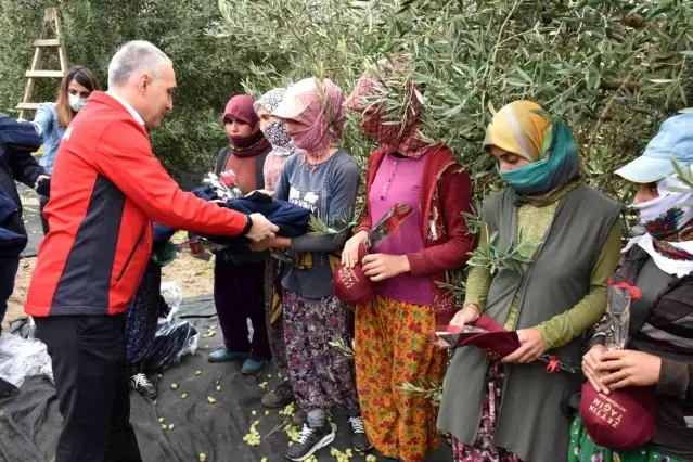 Manisa'da kadın üreticilere anlamlı ziyaret