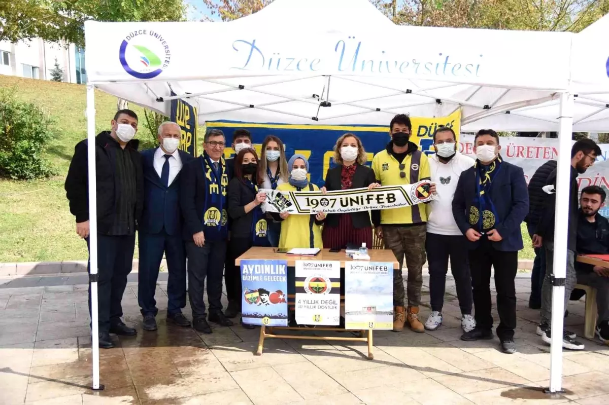 Düzce Üniversitesi öğrenci tanıtım günlerinde renkli görüntüler