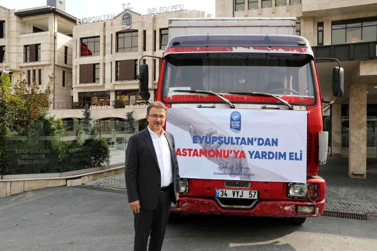 Eyüpsultan\'dan Kastamonu\'ya yardım eli