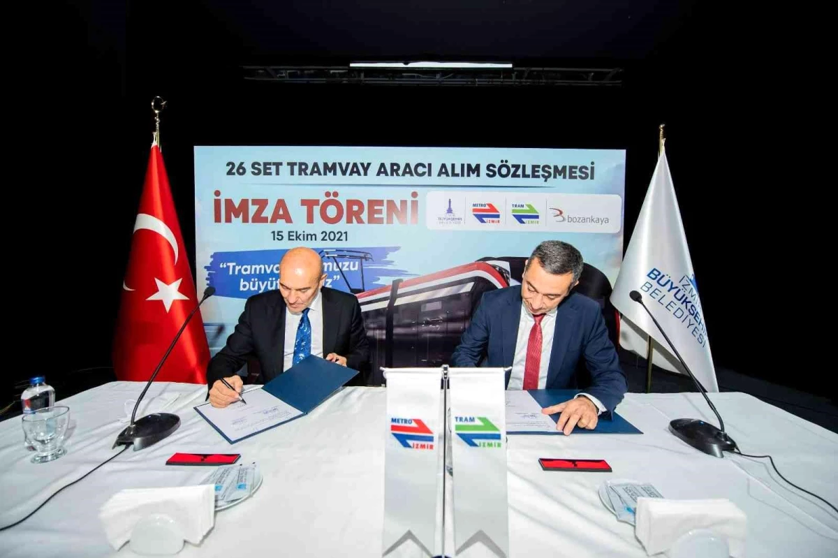 İzmir Tramvayı için 750 milyon TL\'lik dev imza