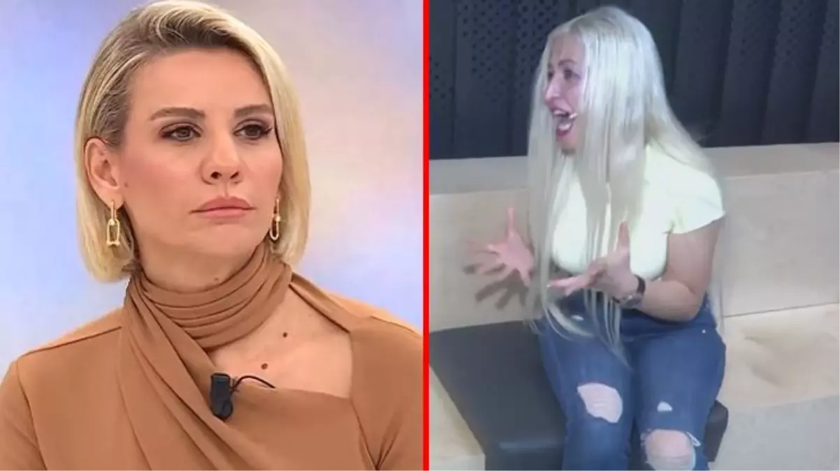 Esra Erol\'da programında kocasıyla barışmak istemeyen kadın, sinir krizi geçirdi