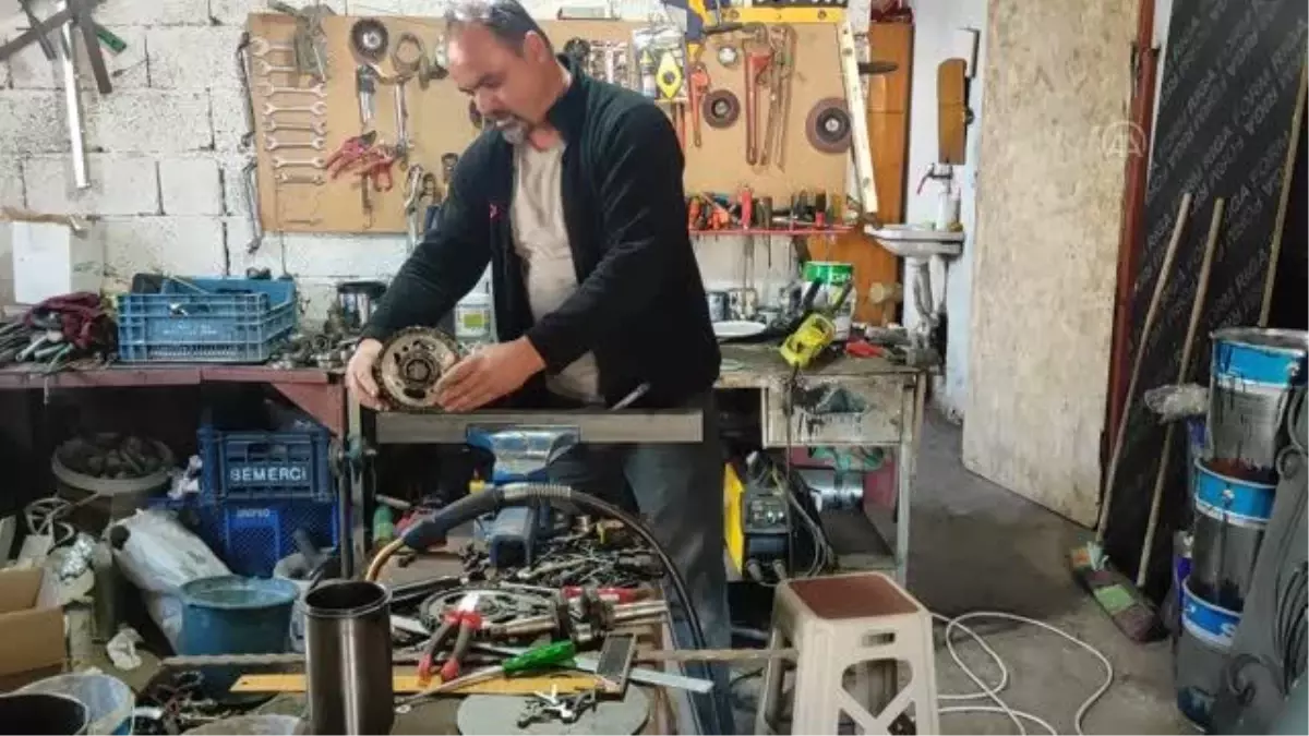 Metal ustası atık malzemeleri sanat eserine dönüştürüyor