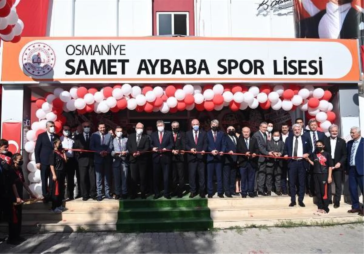 Osmaniye Samet Aybaba Spor Lisesi açıldı