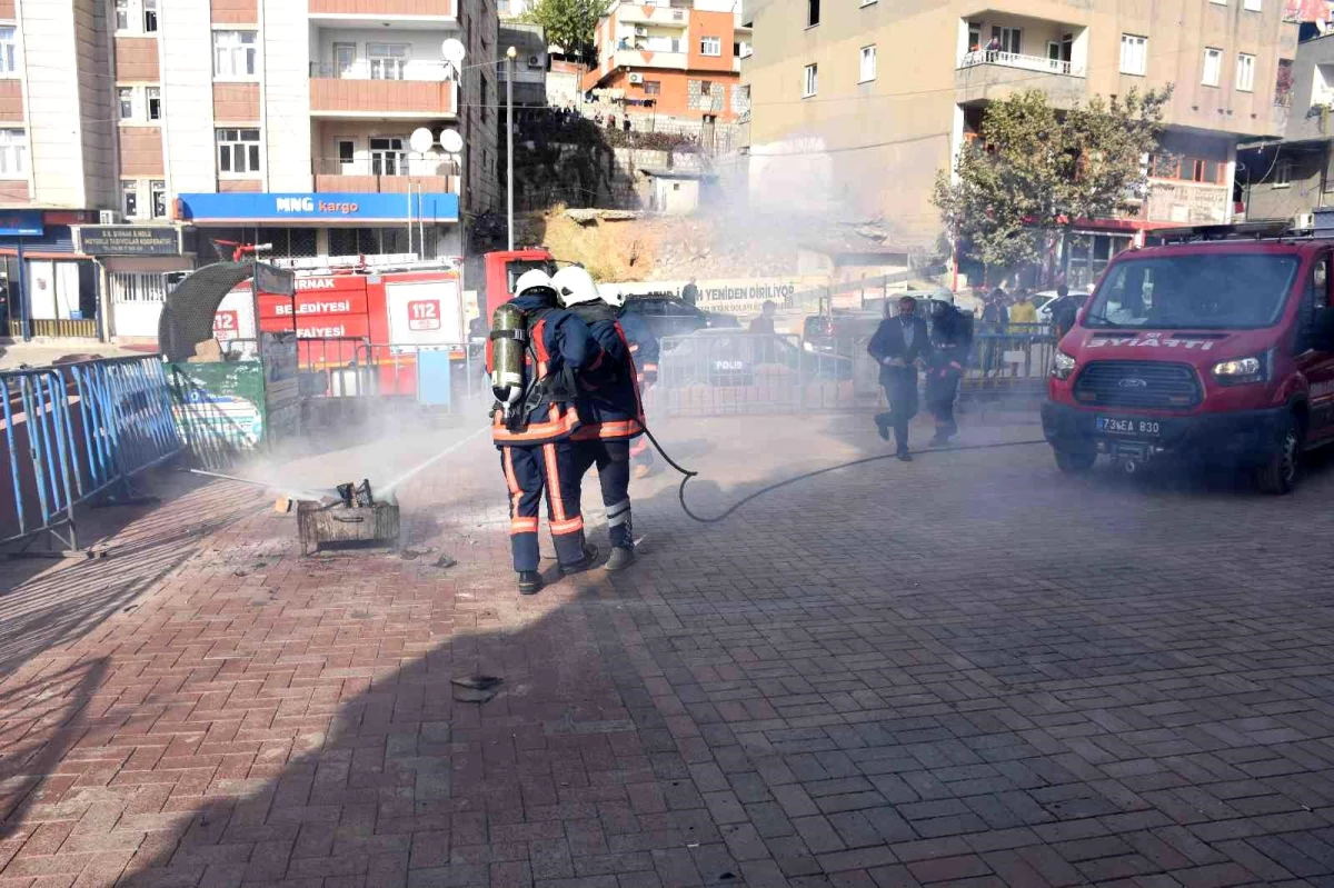 Şırnak\'ta deprem ve soygun tatbikatı yapıldı