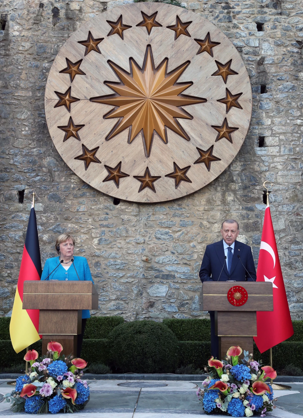Son dakika haberi: Cumhurbaşkanı Erdoğan, Almanya Başbakanı Merkel ile ortak basın toplantısında konuştu: (1)