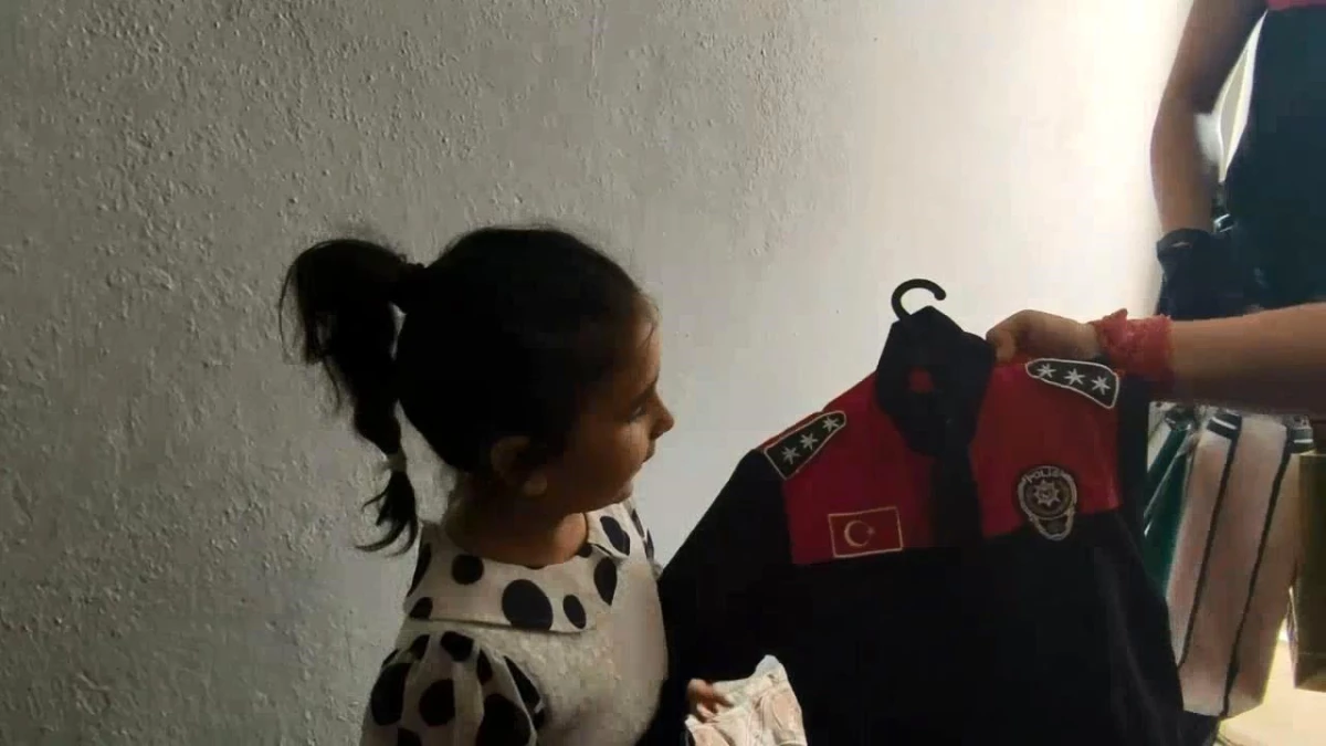 Diyarbakır\'da 7 yaşındaki küçük kızın hayalini polisler gerçekleştirdi