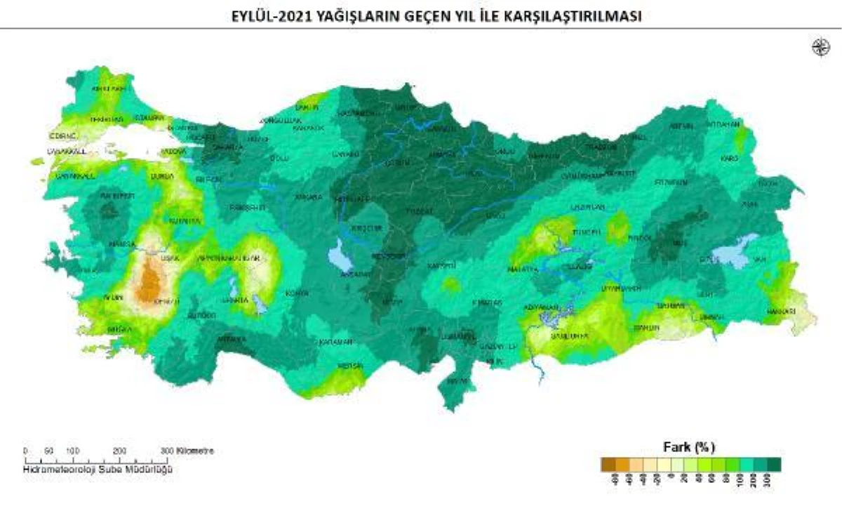 Eylül yağışları geçen yılı 3\'e katladı