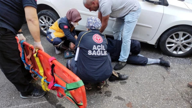 Frenleri tutmadı, faciadan dönüldü..O anlar kamerada