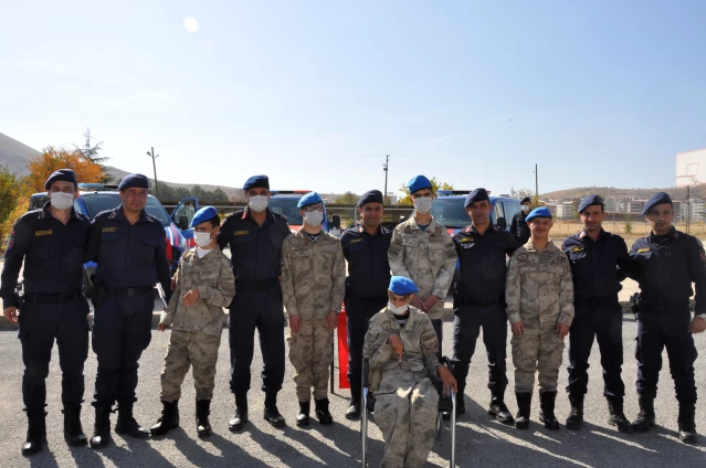 Kahramanmaraş'ta engelli gençlerin askerlik hayali gerçek oldu