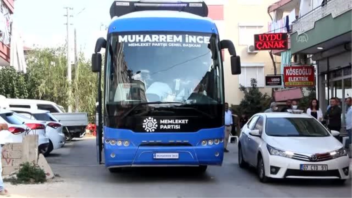 Memleket Partisi Genel Başkanı İnce, ziyaretlerine Serik\'te devam etti