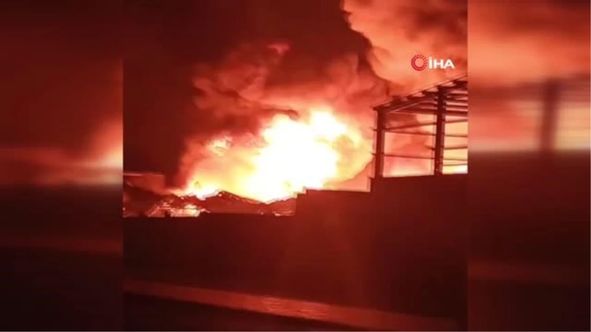 Mısır\'da kimya fabrikasında büyük yangın