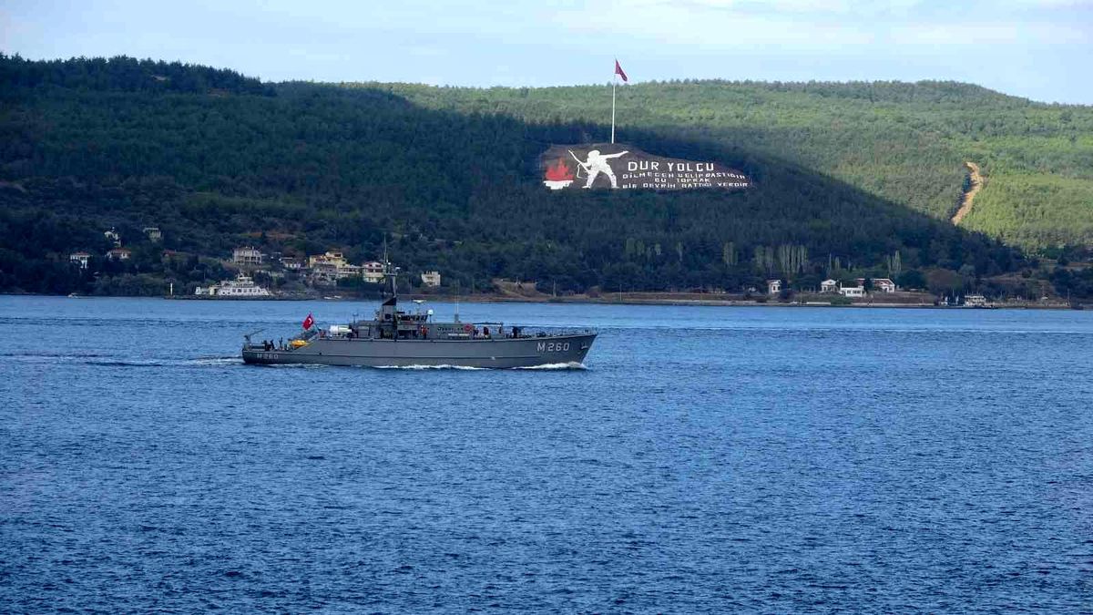 Son dakika 3. sayfa: NATO savaş gemileri Çanakkale\'de