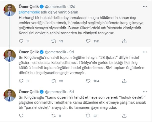 Kılıçdaroğlu'nun bürokratlarla ilgili açıklamalarına AK Parti'den cevap: Yassıada zihniyetidir