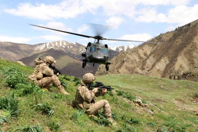 Tunceli'de Şubat ayında başlayan Eren-7 operasyonu sürüyor