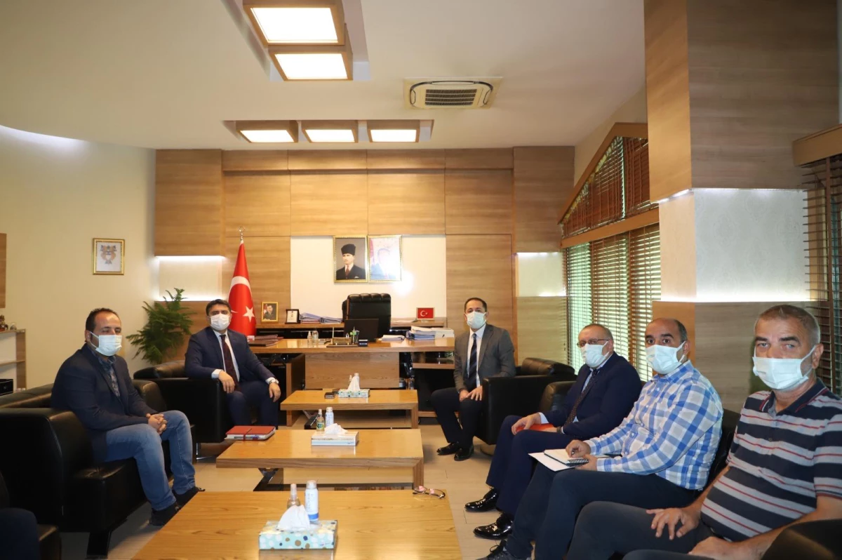 Cizre Kaymakamı Tunç, Diyarbakır Karayolları 9. Bölge Müdürü ile görüştü