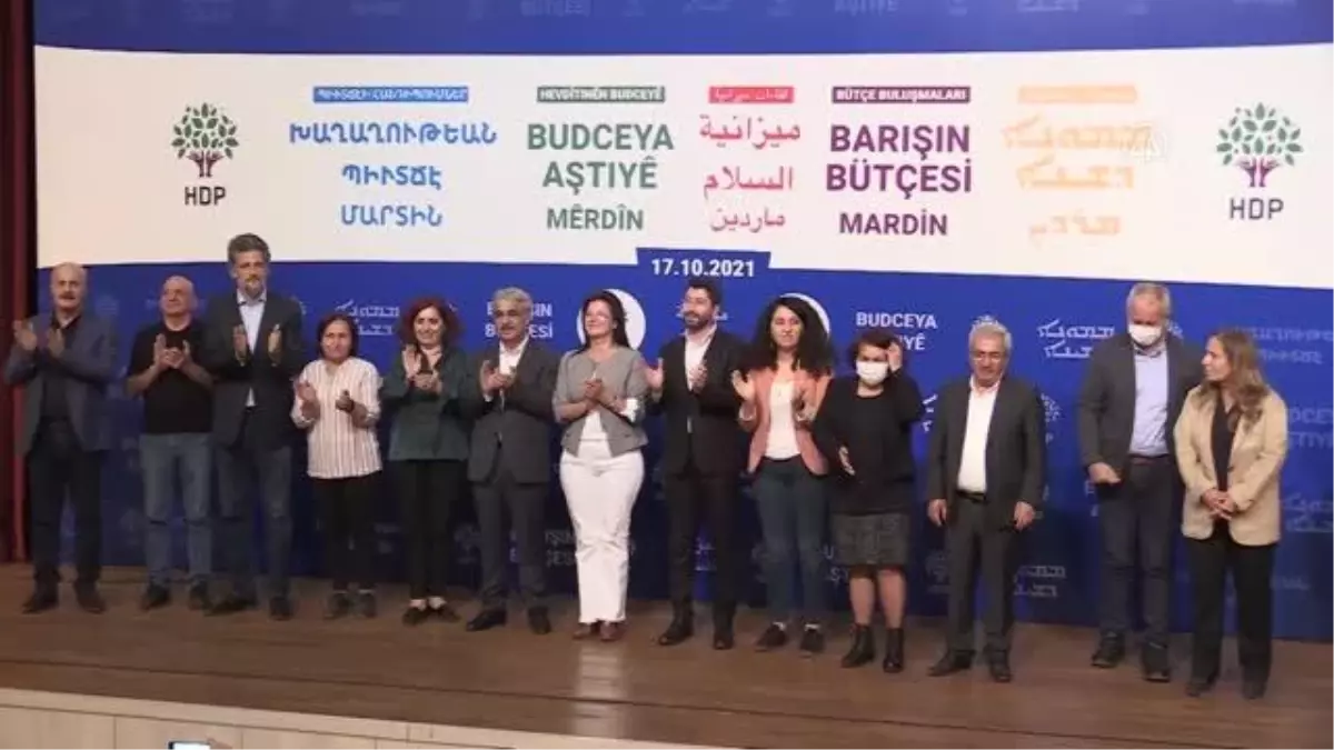 HDP Eş Genel Başkanı Sancar, partisinin düzenlediği programda konuştu