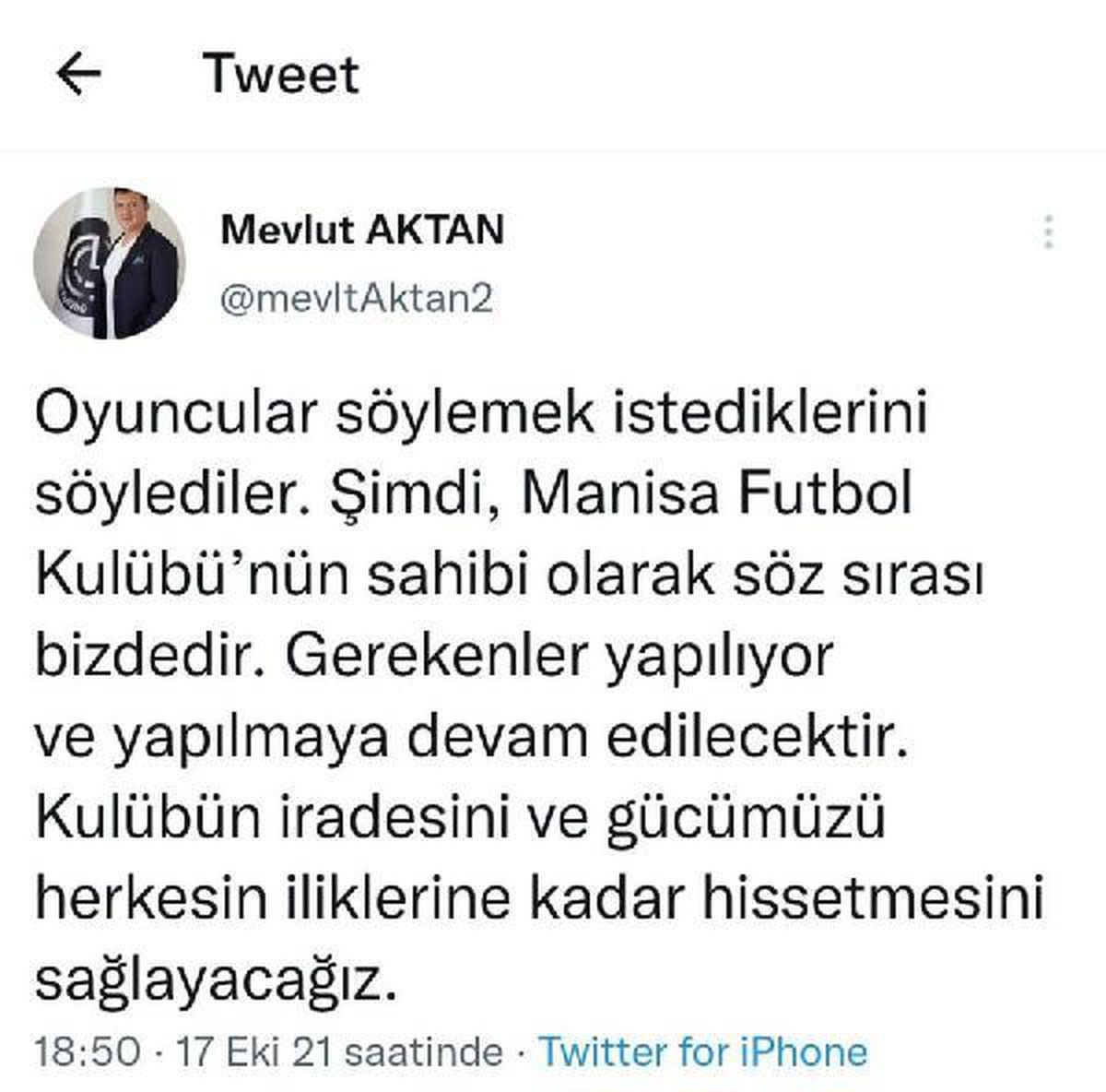 Manisa FK\'da Naci Şensoy dönemi 1 maç sürdü