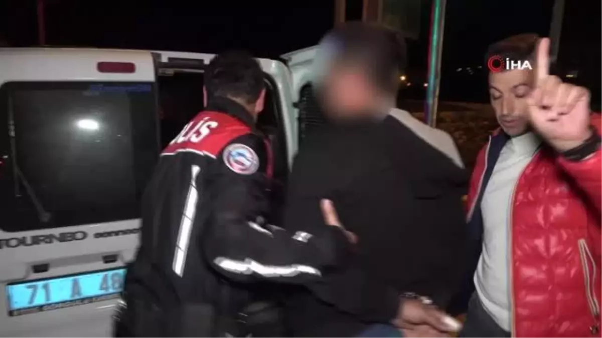 Polisin "dur" ihtarına uymadı, yakalanınca da özür diledi