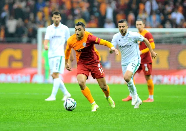 Süper Lig: Galatasaray: 1 İH Konyaspor: 0 (İlk yarı)