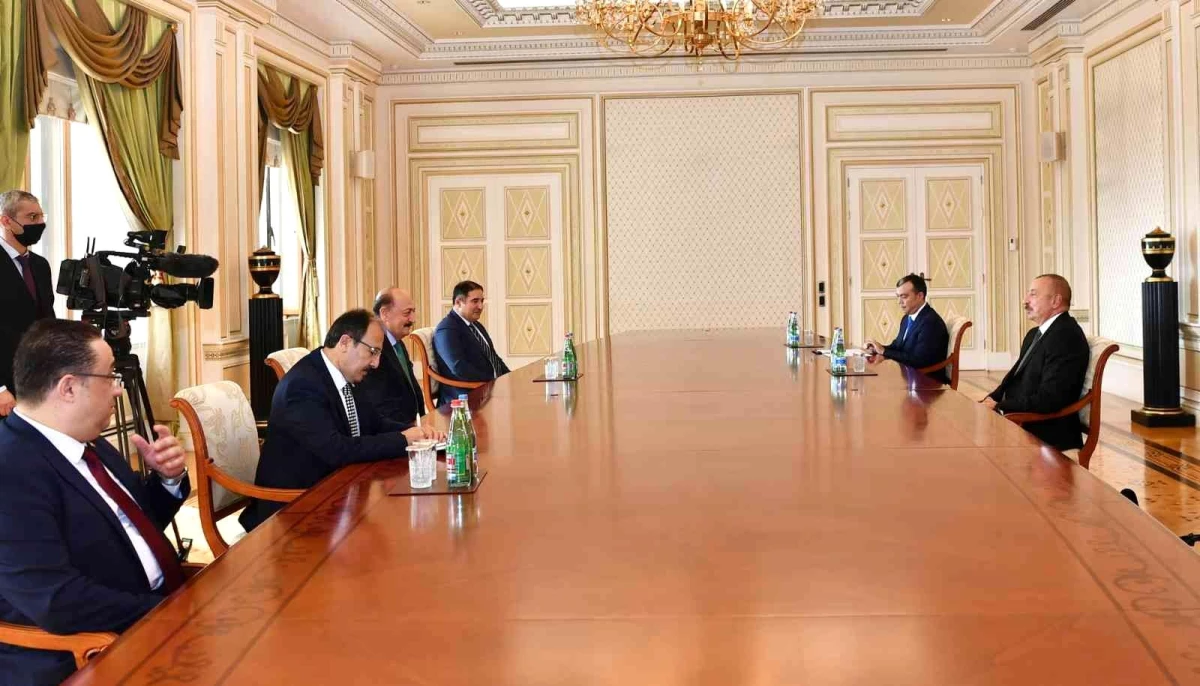 Son dakika gündem: Azerbaycan Cumhurbaşkanı Aliyev, Çalışma ve Sosyal Güvenlik Bakanı Bilgin\'i kabul etti
