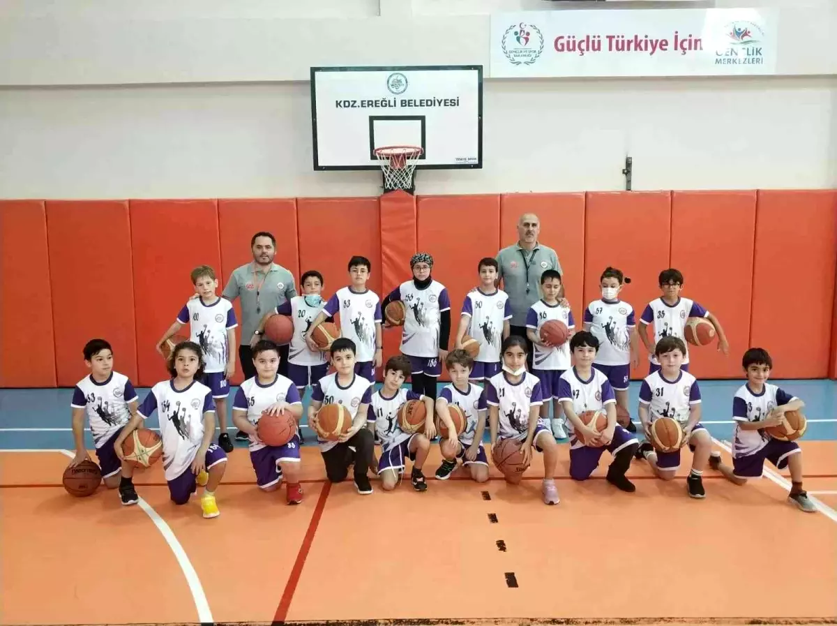 Basketbol okulunda çalışmalar sürüyor