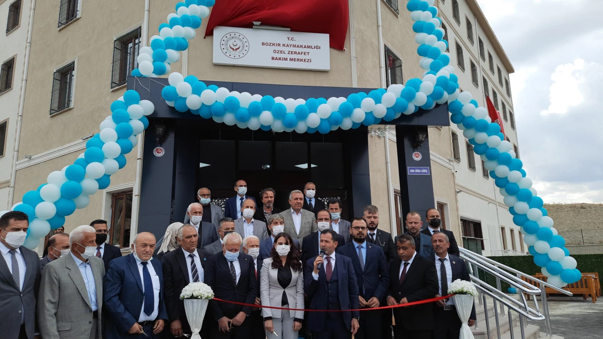 Bozkır\'da Engelli ve Yaşlı Bakım Merkezi ve Şifa Özel Eğitim ve Rehabilitasyon Merkezi açıldı