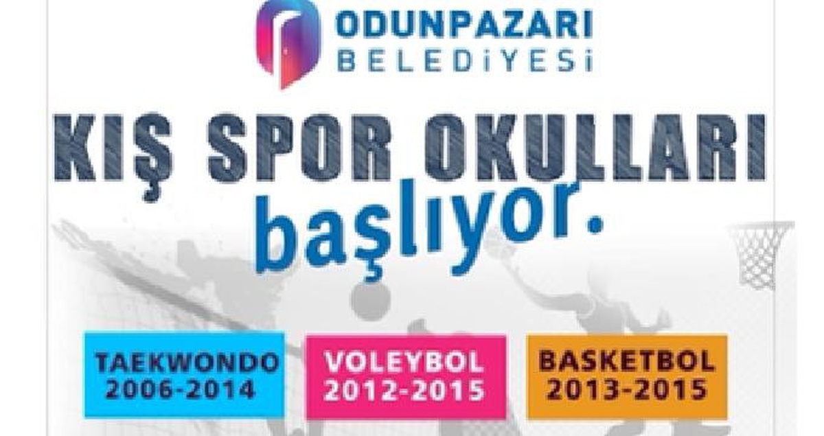 Odunpazarı\'nda Kış Spor Okulları Başlıyor