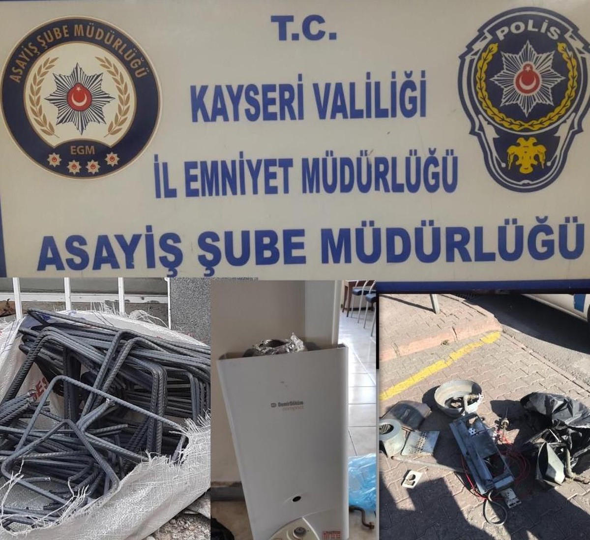 Kayseri\'de 2 hırsızlık şüphelisi tutuklandı