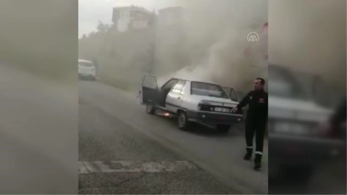 Son dakika! KIRIKKALE - Seyir halindeki otomobilde çıkan yangın hasara yol açtı