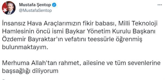 Son Dakika! Selçuk Bayraktar'ın babası, BAYKAR Yönetim Kurulu Başkanı Özdemir Bayraktar yaşamını yitirdi