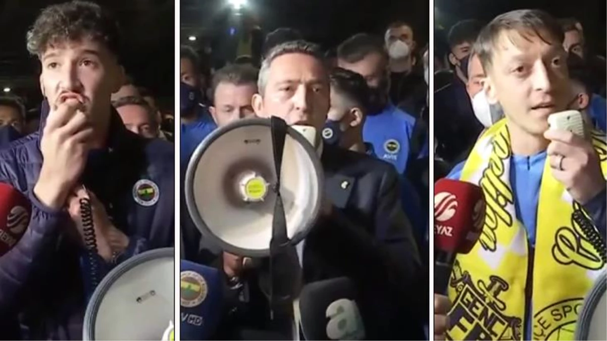 Fenerbahçe\'de Ali Koç, Altay Bayındır ve Mesut Özil taraftara seslendi! Tek tek söz verdiler