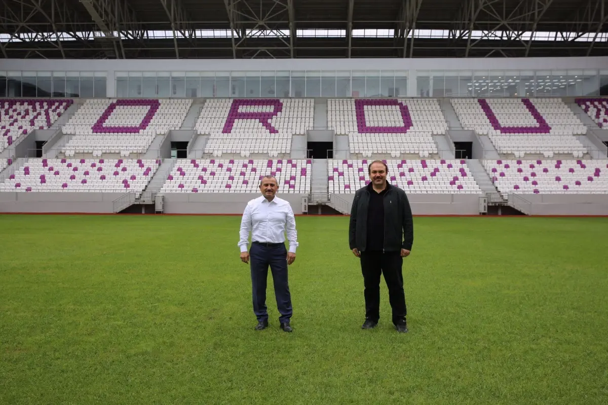 TFF yetkilileri Yeni Ordu Stadı\'nda incelemelerde bulundu