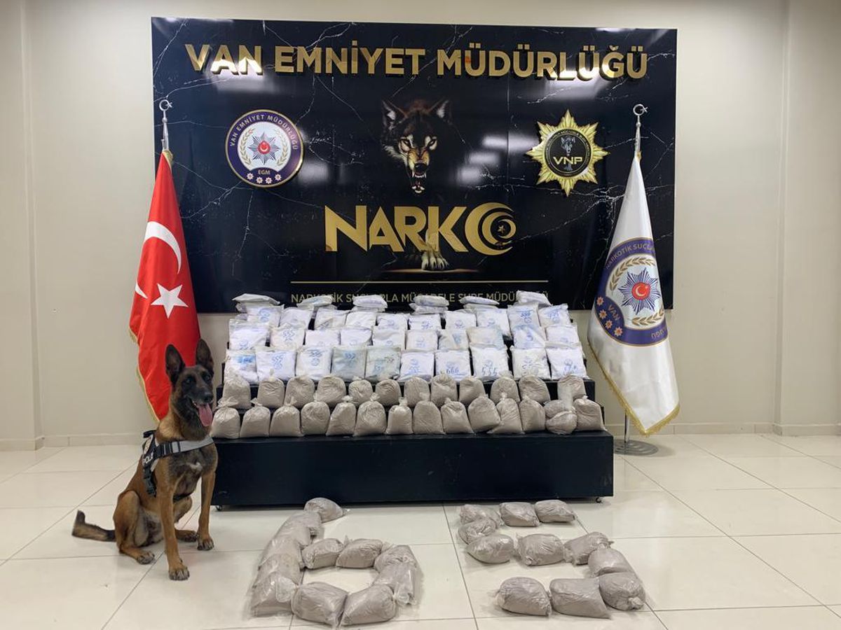 Van\'da bir haftada 231 kilo 906 gram eroin ele geçirildi