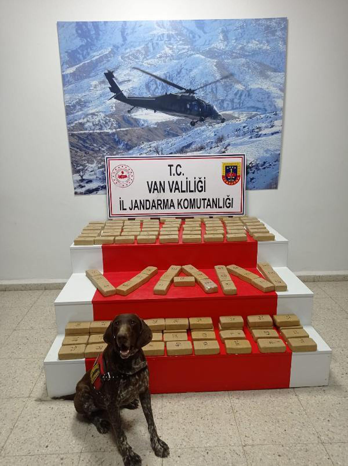 Van\'da \'Key\'li aramada 61 kilo eroin ele geçirildi
