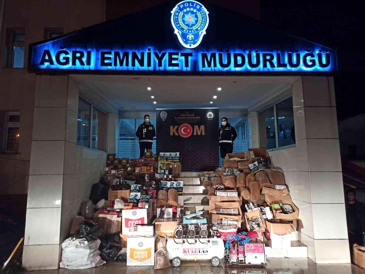 Ağrı\'da tütün operasyonu