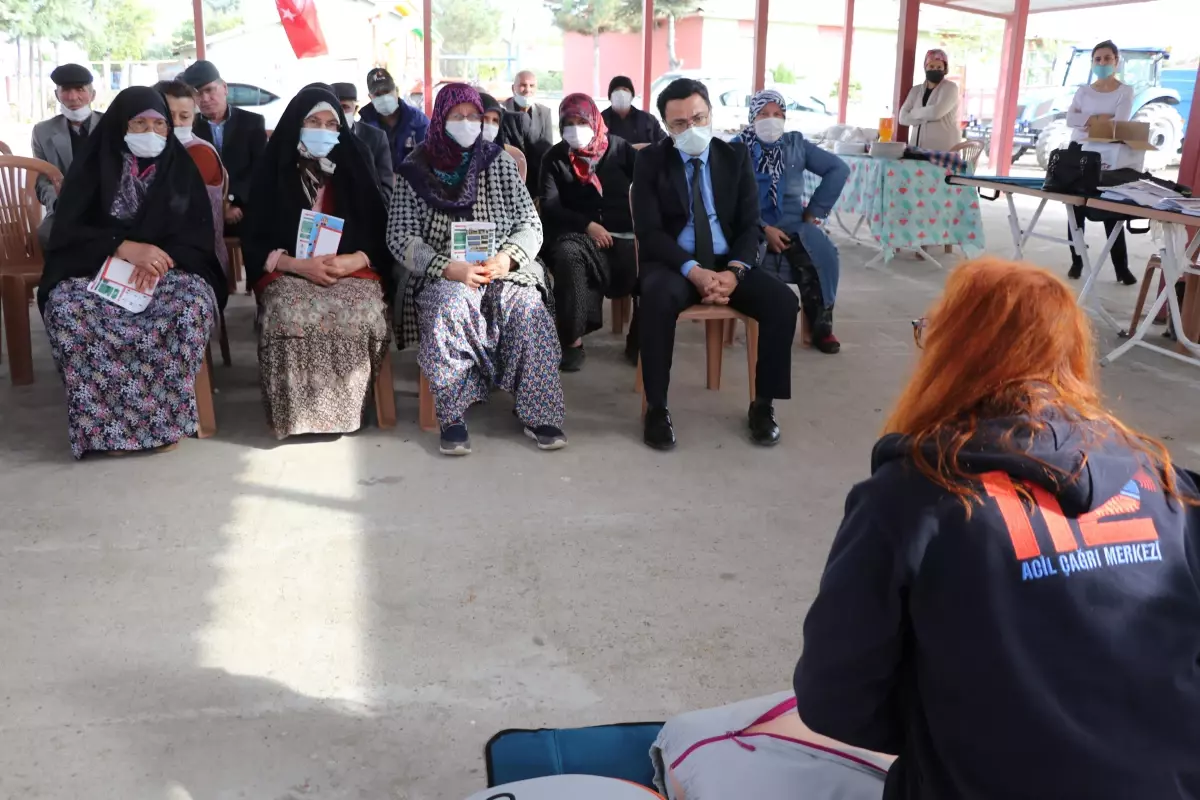 Edirne\'de köy sakinlerine ilk yardım eğitimi verildi