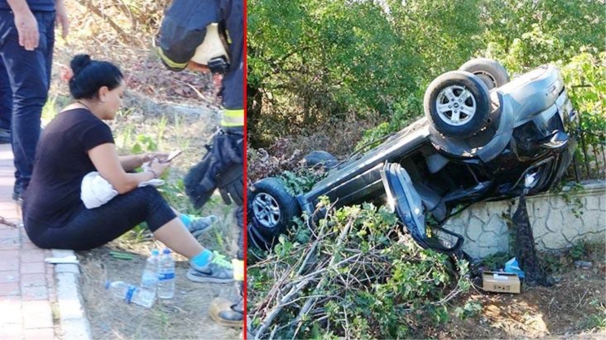 Mucize kurtuluş! Hurdaya dönen araçtan, burnu bile kanamadan çıktı