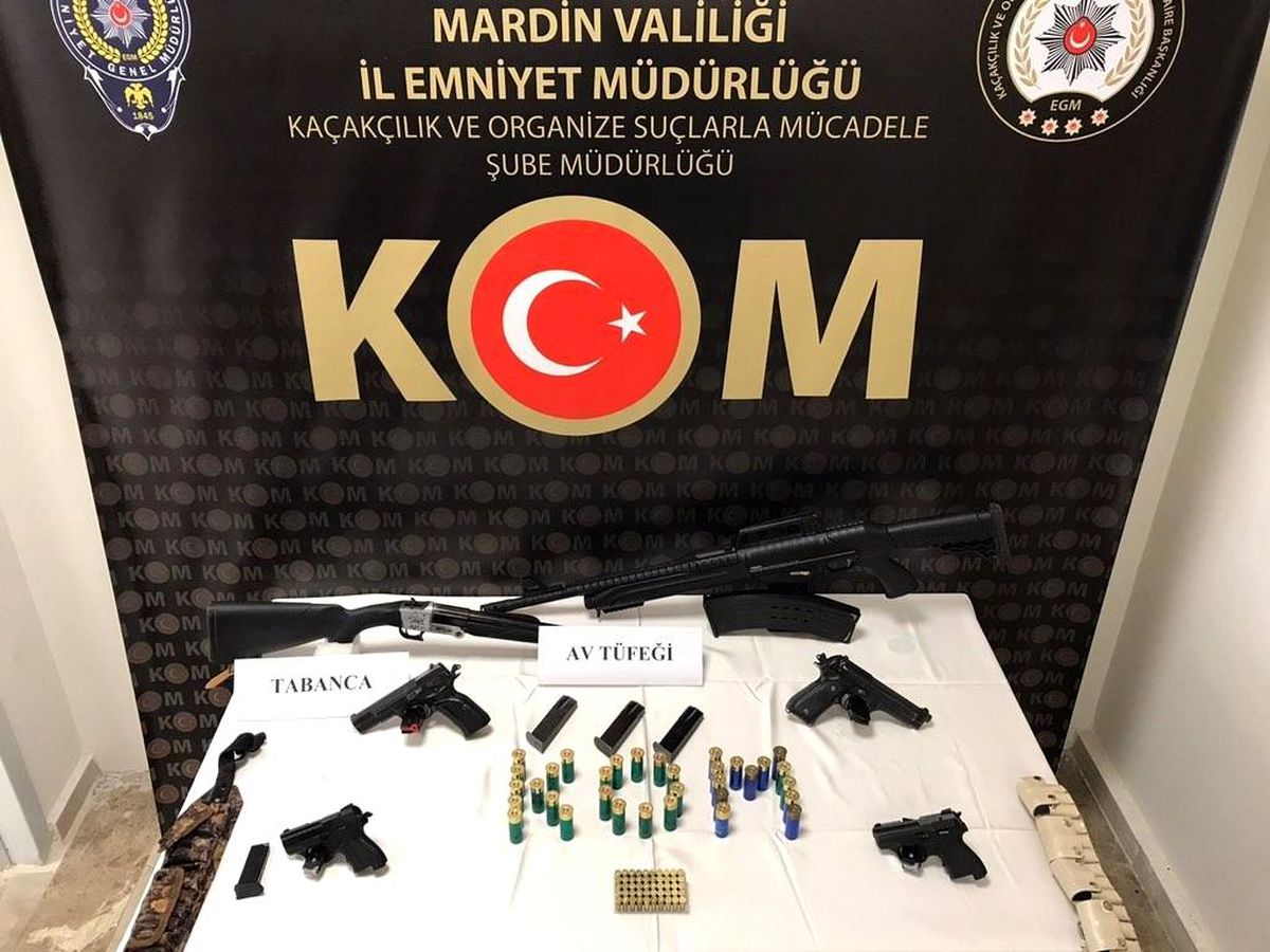 Son dakika haber! Mardin polisinden 3 ilçede kaçak silah operasyonu: 7 tutuklama