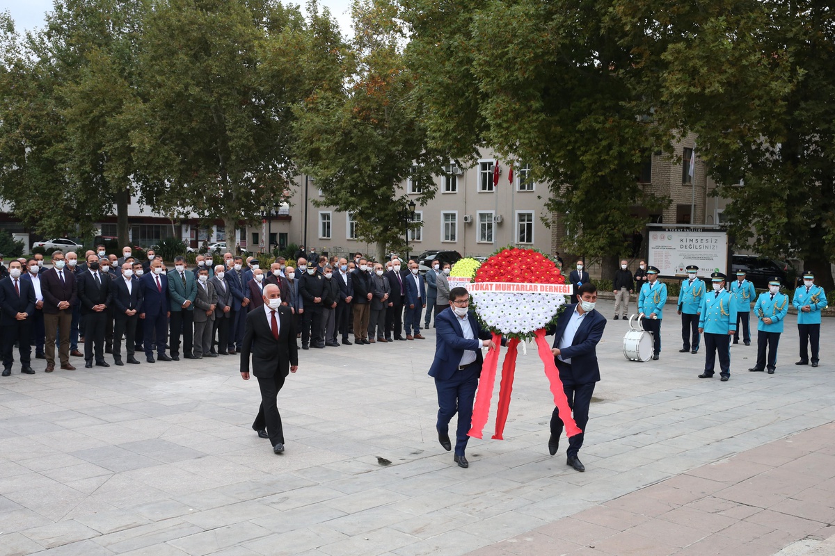 Tokat\'ta 19 Ekim Muhtarlar Günü kutlandı