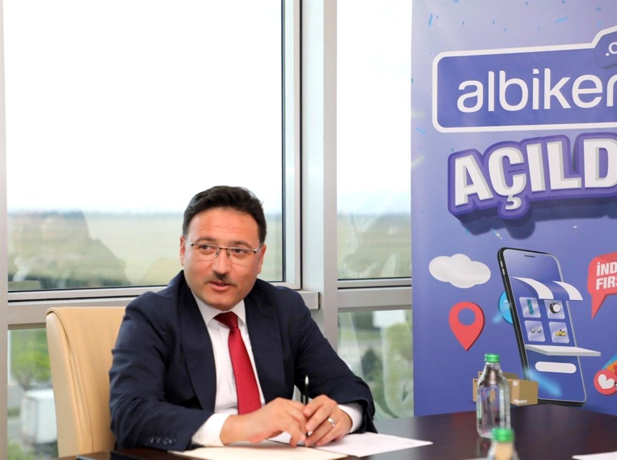 Vali Çiçek: "5 ay önce büyük hayallerle kurduğumuz albikere.com hızla büyüyor"