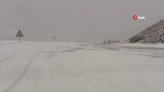 Van'da kar yağışı ve sis