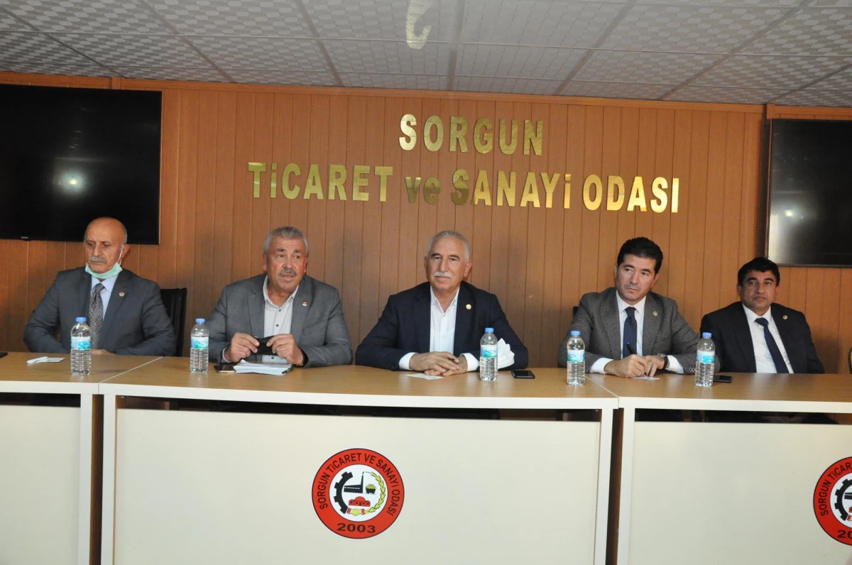 CHP milletvekilleri Sorgun\'da STK temsilcileriyle bir araya geldi