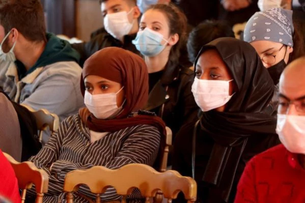 Edirne'deki uluslararası öğrenciler, uyum buluşmasında bir araya geldi