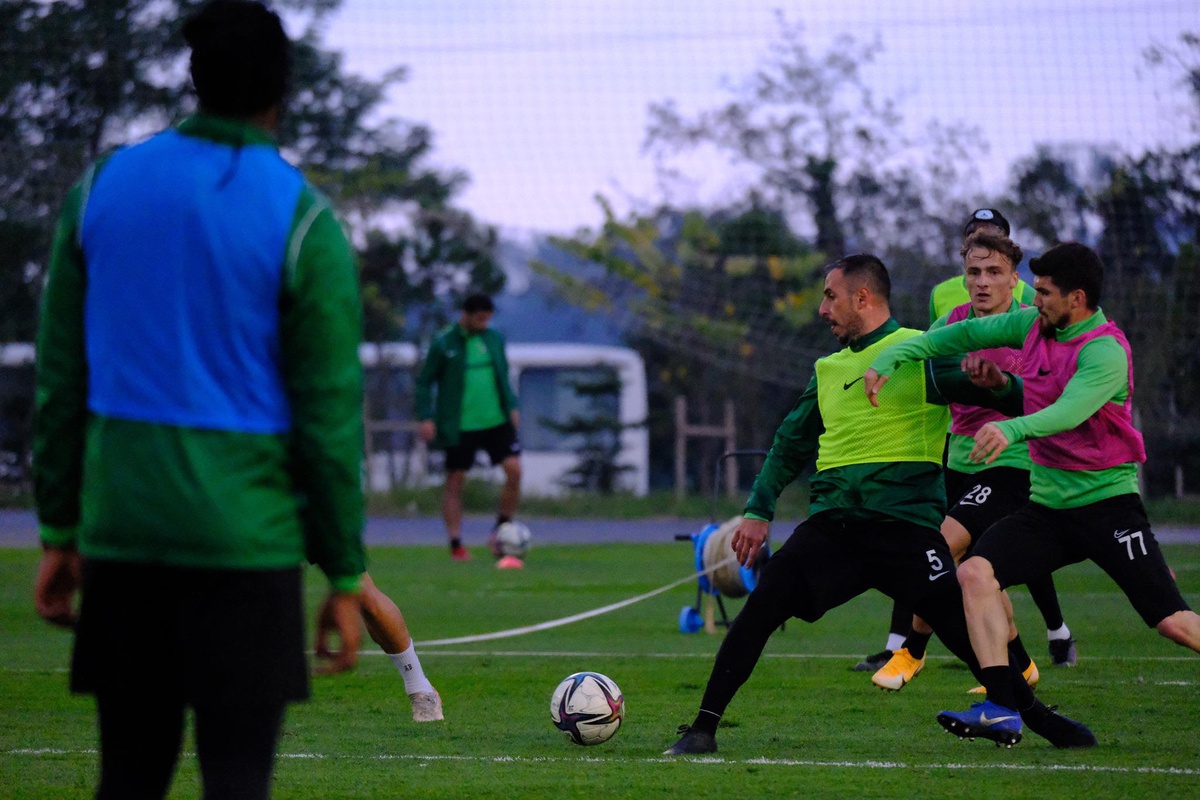 Giresunspor, Gaziantep FK maçının hazırlıklarına devam etti