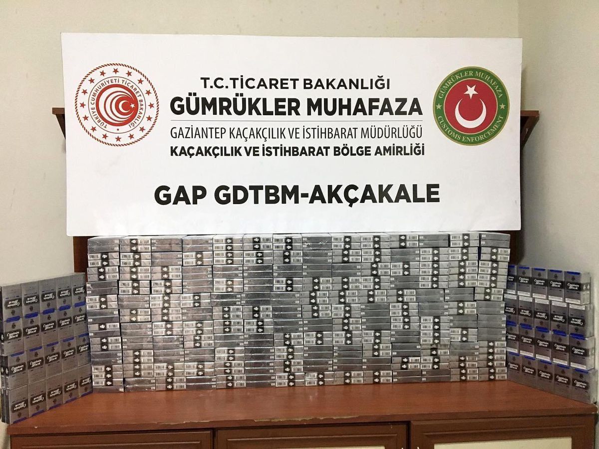 Gümrük kapısında 2 bin 950 paket sigara ele geçirildi