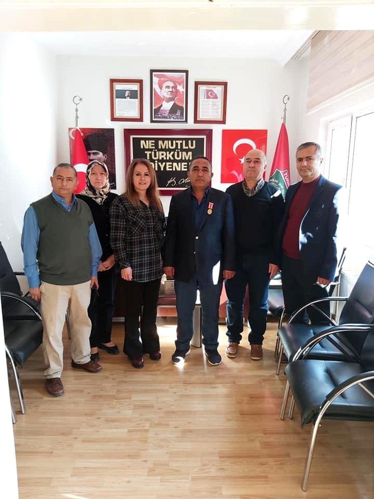 Günyüzülü Gazi Sait Say\'a 19 yıl sonra Devlet Övünç Madalyası verildi