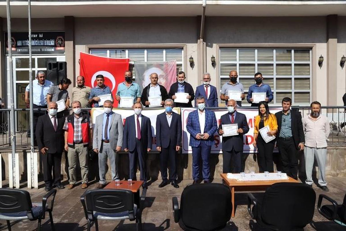 Hatay\'da 182 aracıya ustalık belgesi