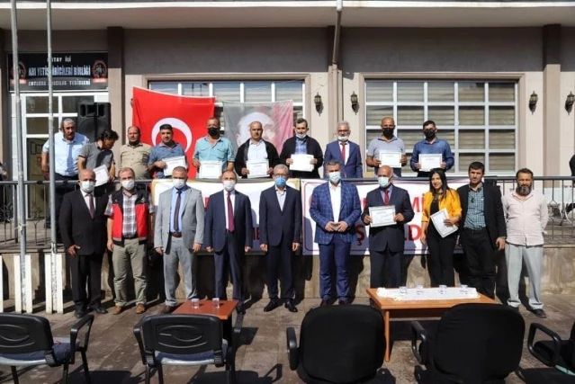 Hatay'da 182 aracıya ustalık belgesi